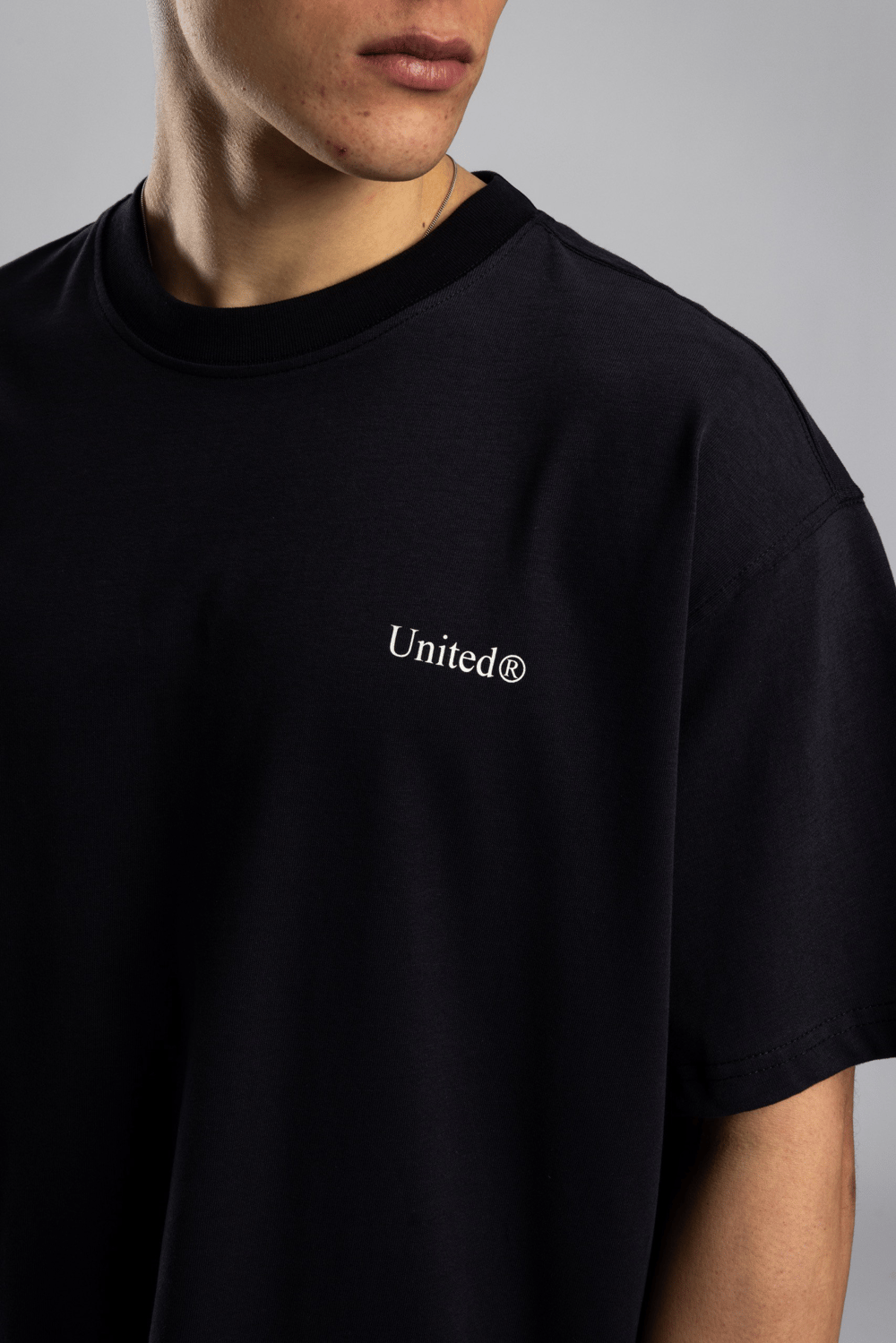 Wholesale Mens Black Printed T-shirt