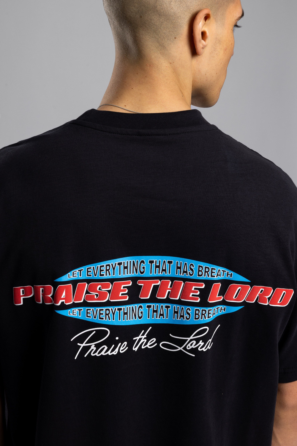 Wholesale Mens Black Printed T-shirt