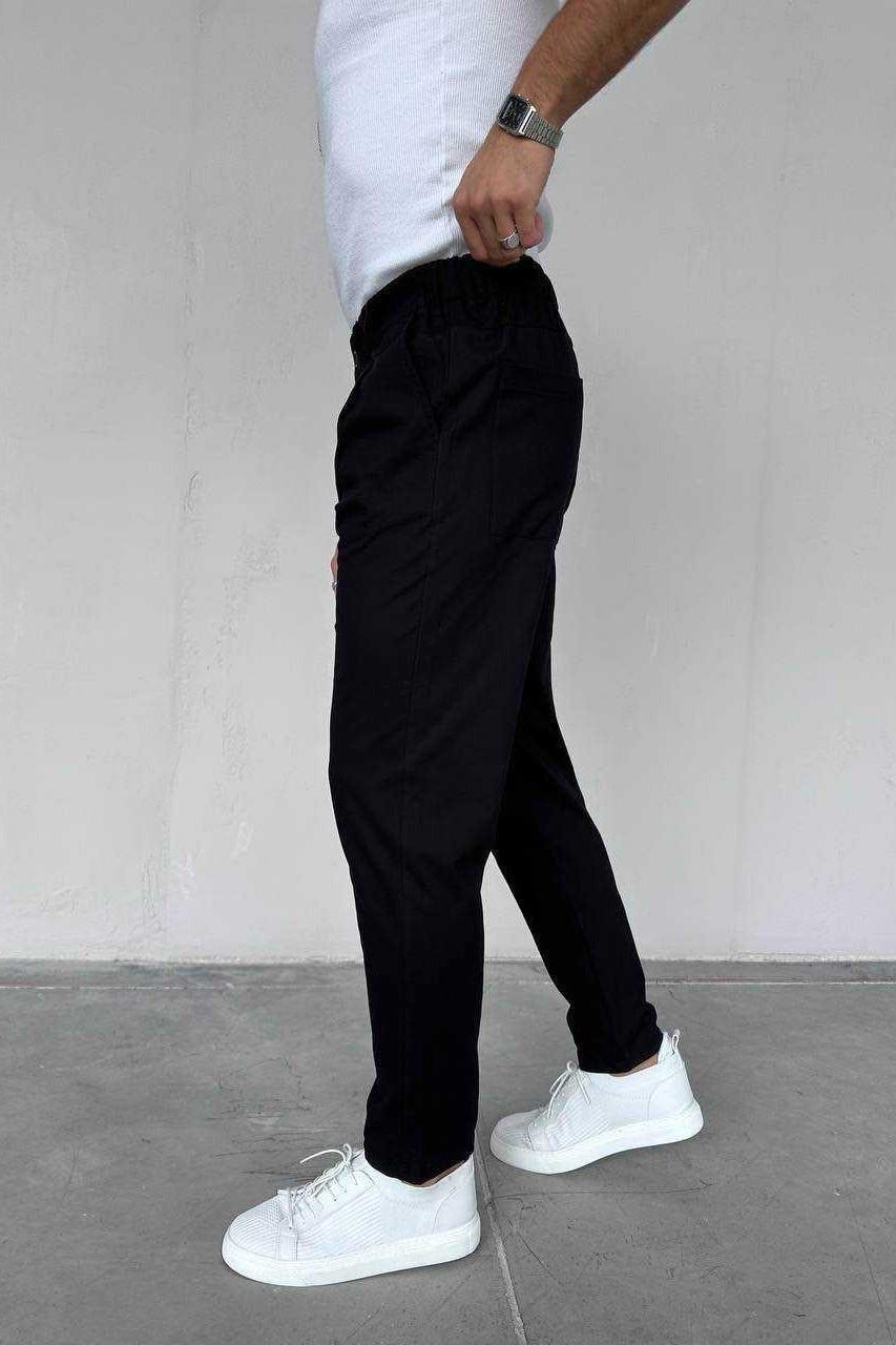 Wholesale Mens Black Regular Fit Pants