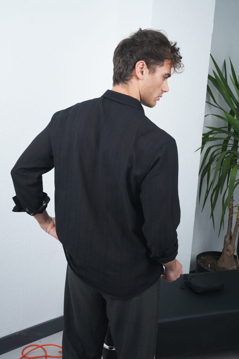 Wholesale Mens Black Shirt