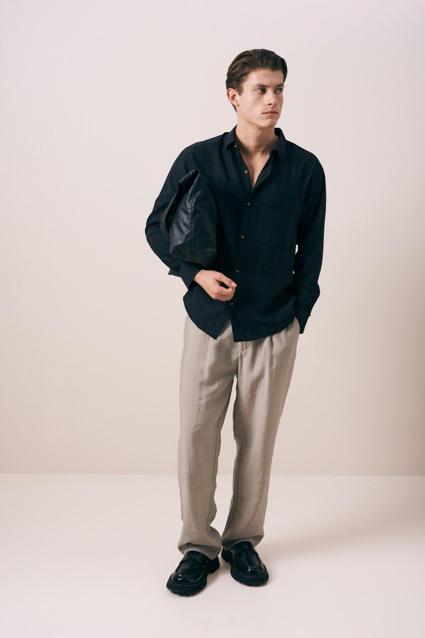 Wholesale Mens Black Shirt