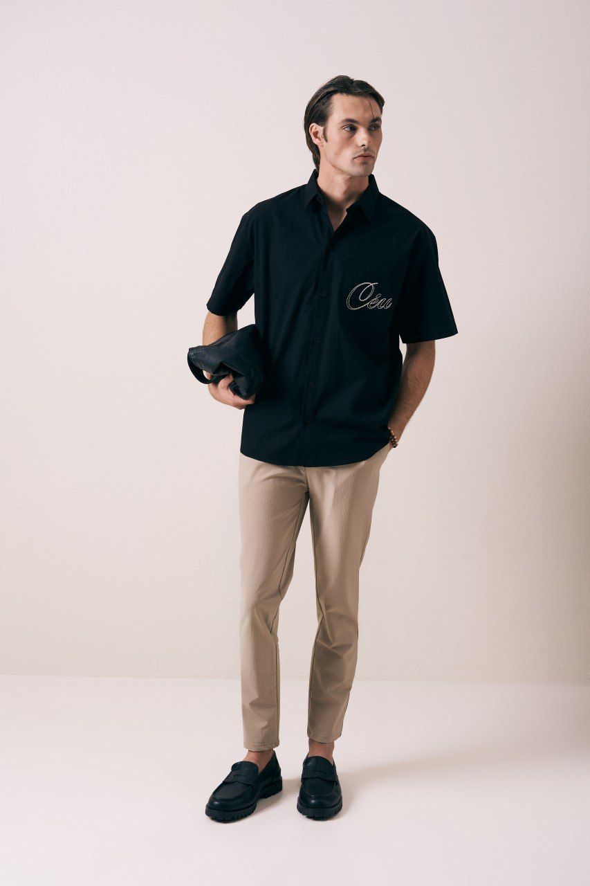 Wholesale Mens Black Shirt