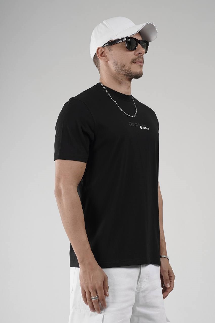 Wholesale Mens Black T-Shirt