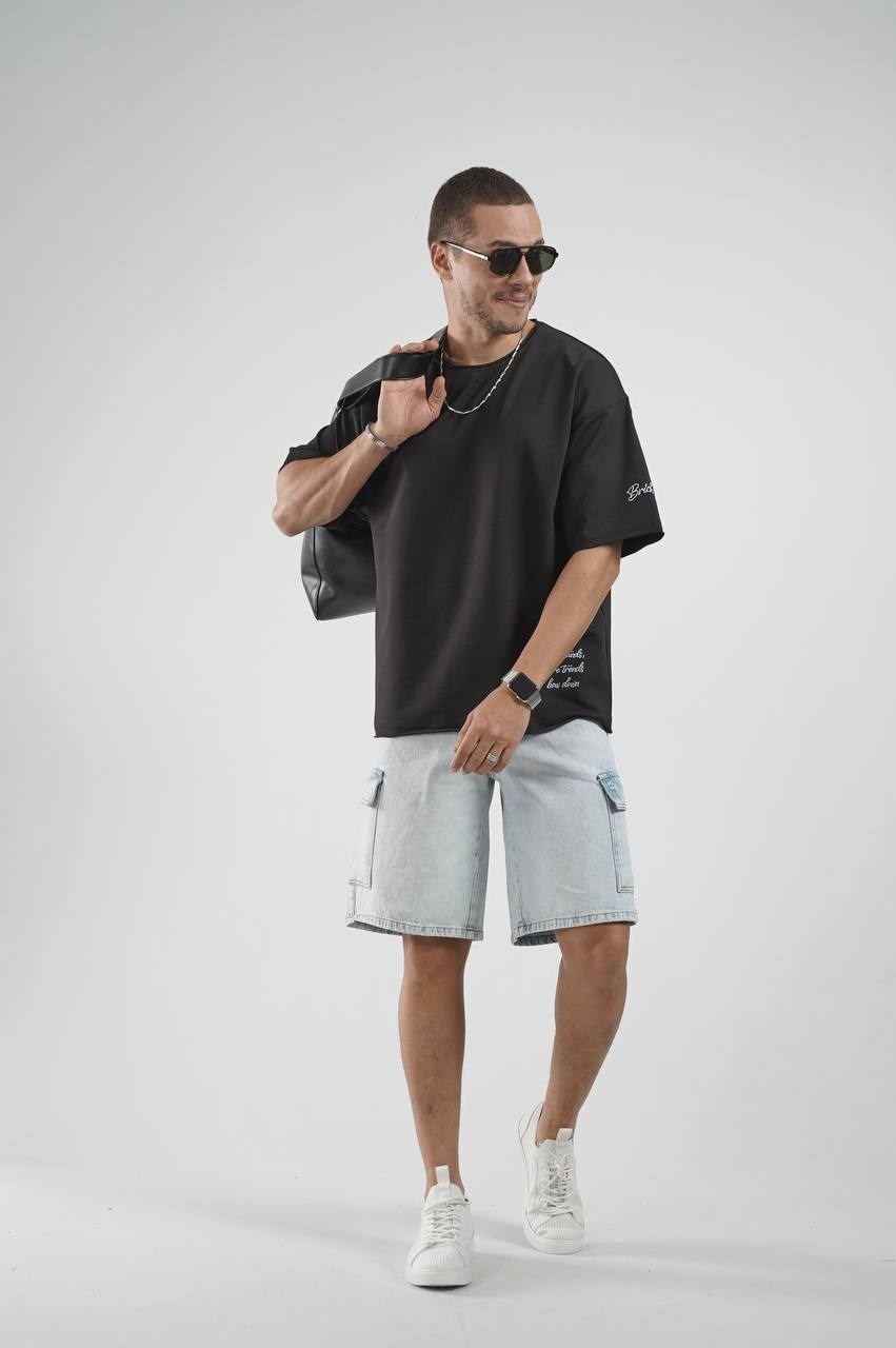 Wholesale Mens Black T-Shirt