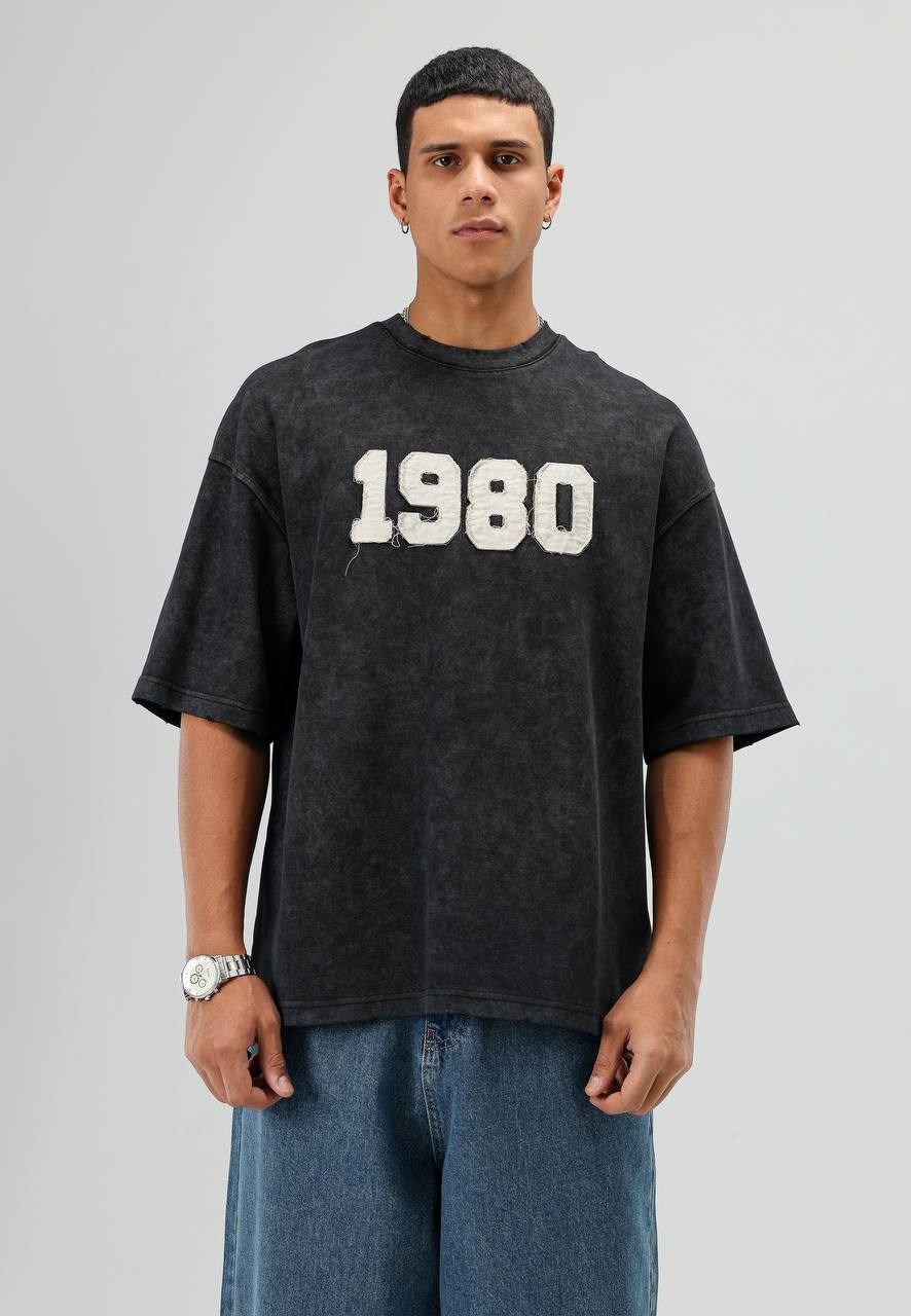 Wholesale Men's Black T-Shirt 1605W26-E71-122