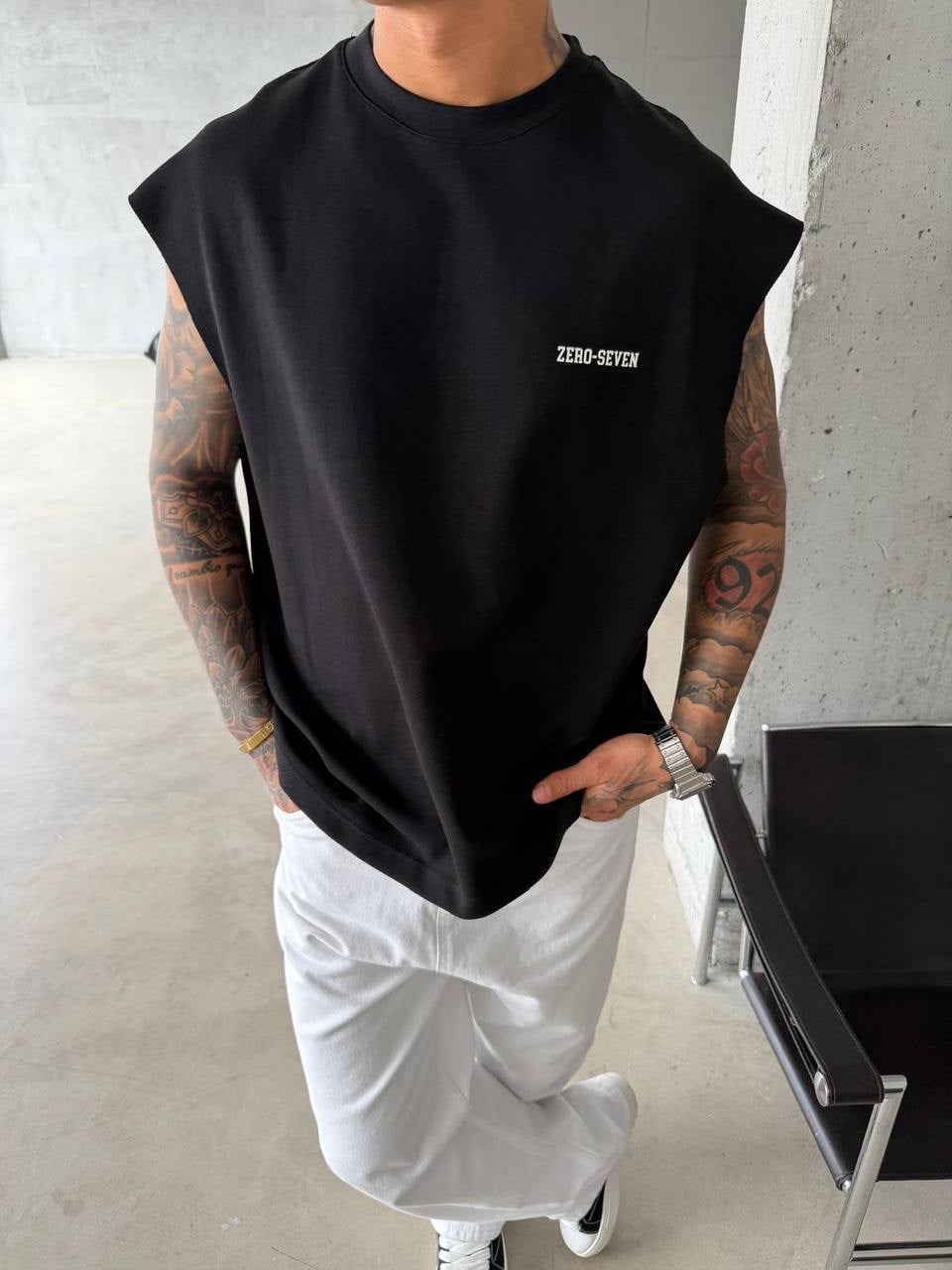Wholesale Mens Black Tank Top