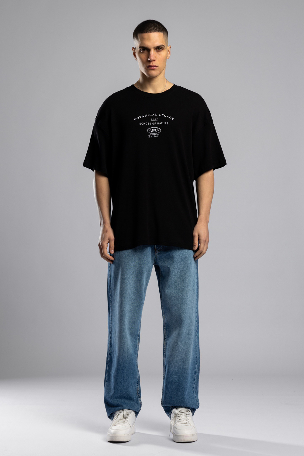 Wholesale Mens Black Thin T-shirt