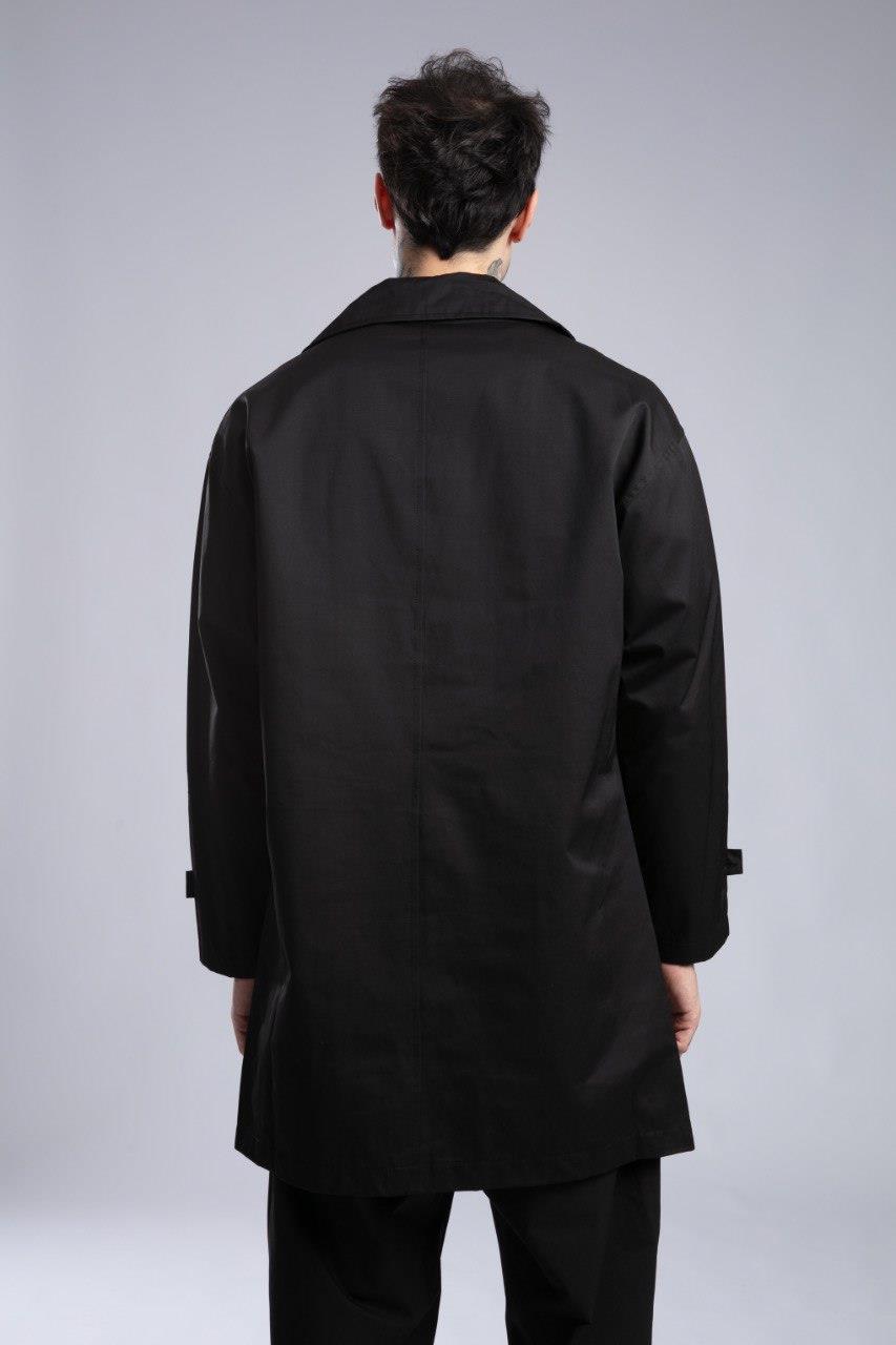 Wholesale Mens Black Trench Coat