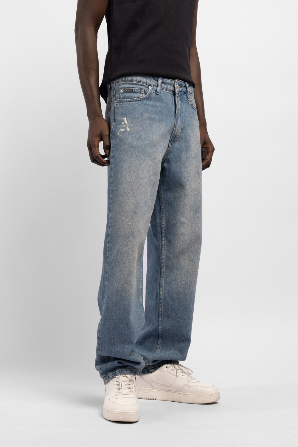 Wholesale Mens Blue Baggy Jeans