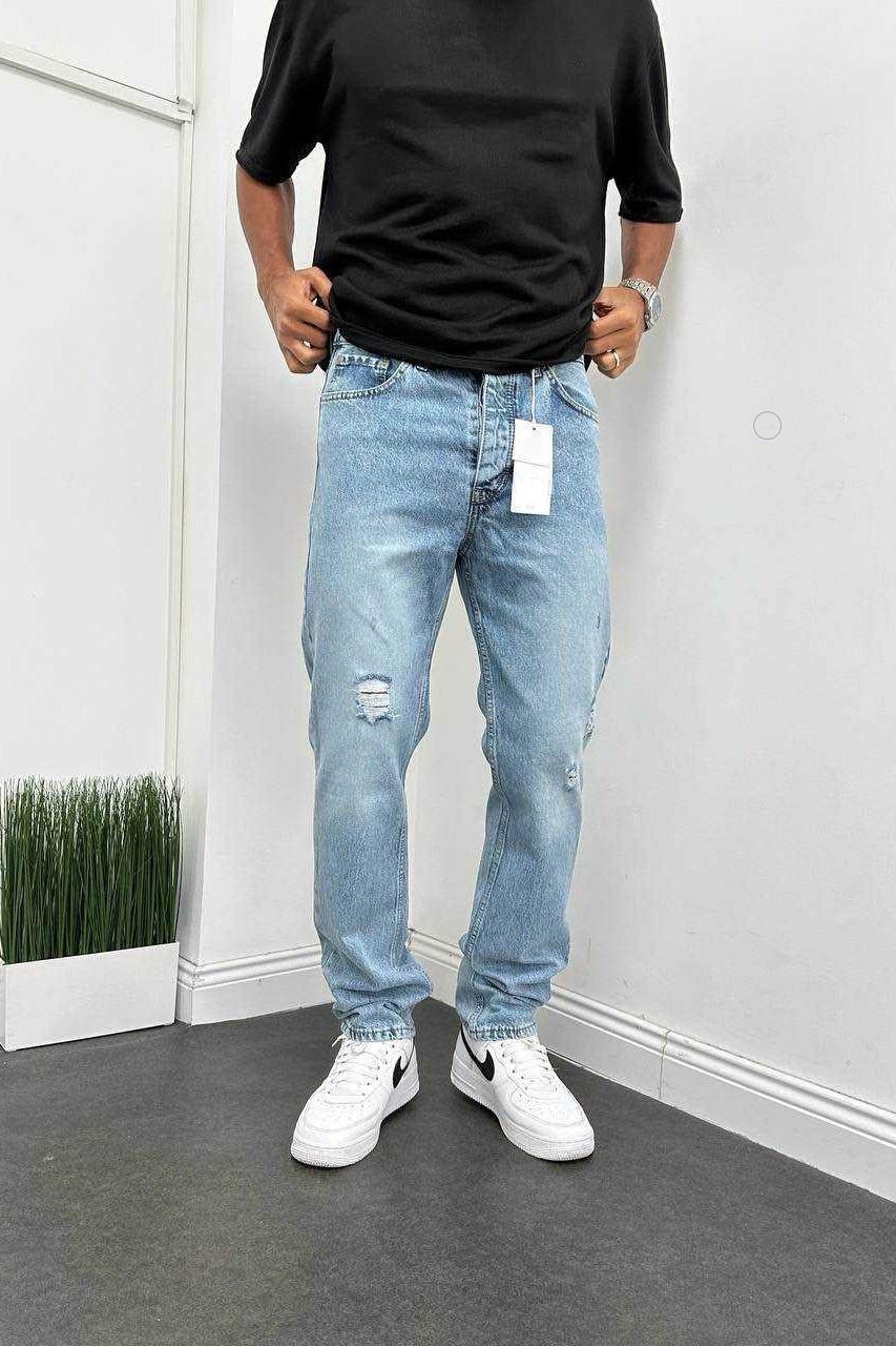 Wholesale Mens Blue Baggy Jeans
