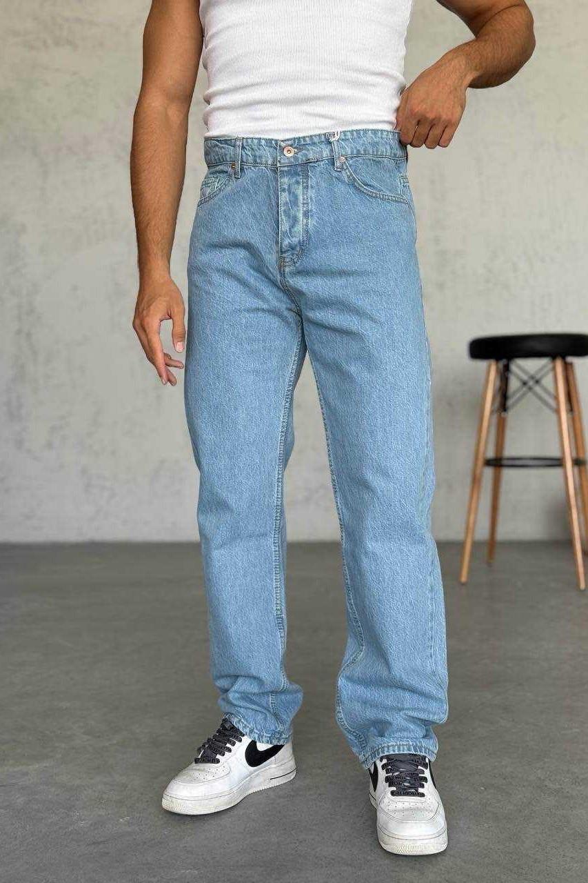 Wholesale Mens Blue Baggy Jeans