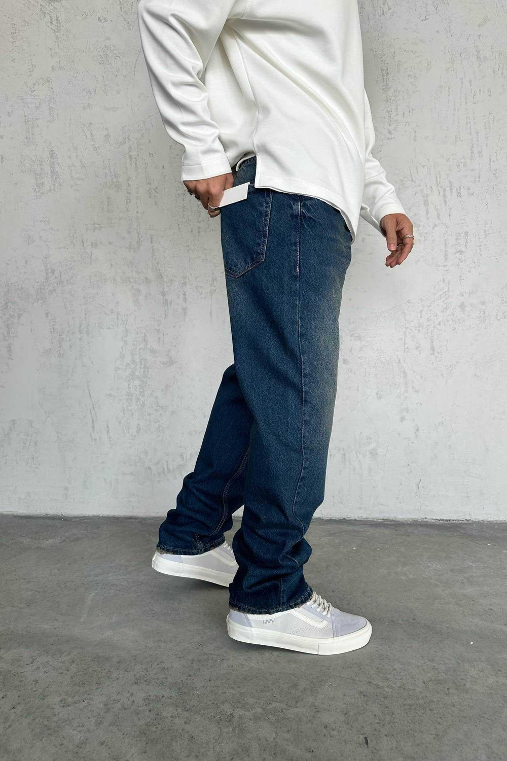 Wholesale Mens Blue Baggy Jeans