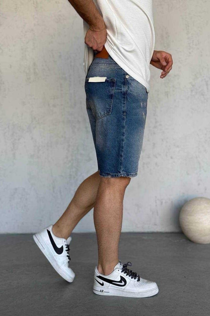 Wholesale Mens Blue Denim Shorts