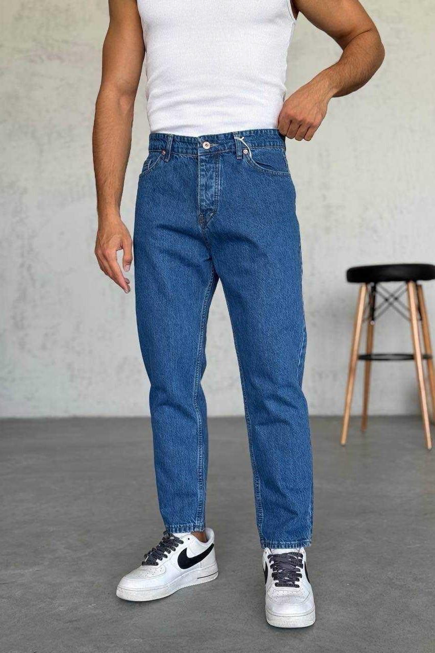 Wholesale Mens Blue Relaxed Fit Jeans