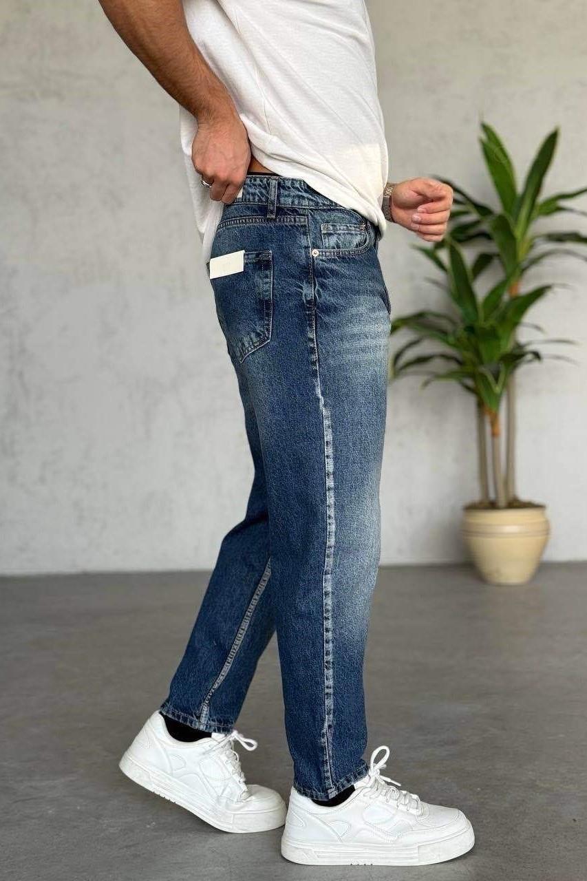 Wholesale Mens Blue Relaxed Fit Jeans
