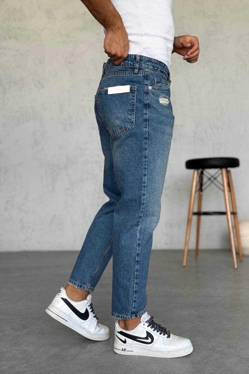 Wholesale Mens Blue Relaxed Fit Jeans