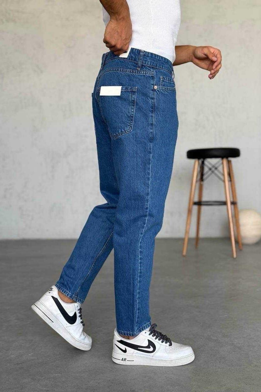Wholesale Mens Blue Relaxed Fit Jeans