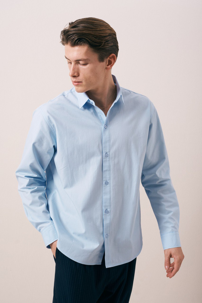 Wholesale Mens Blue Shirt
