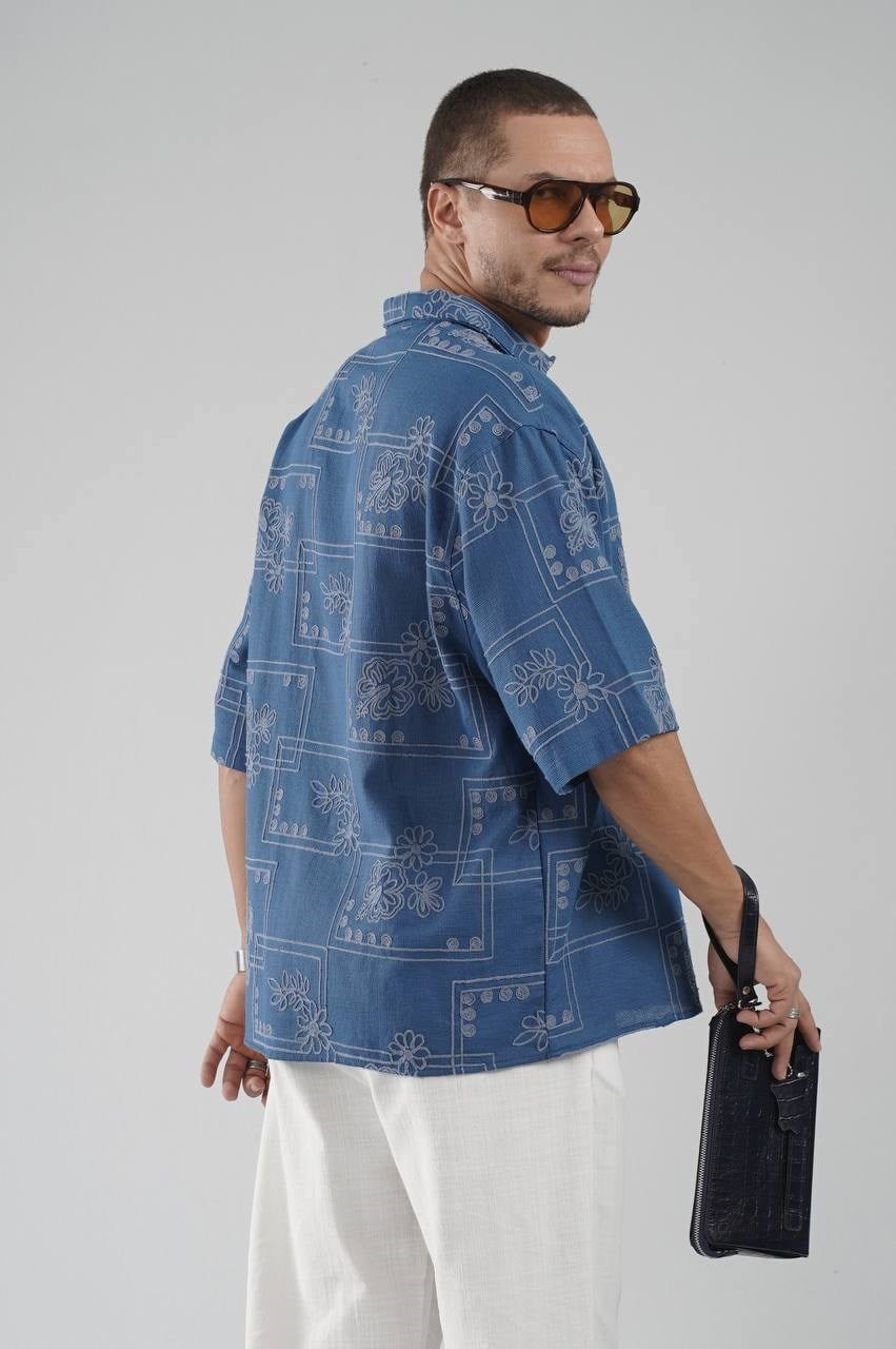 Wholesale Mens Blue Shirt