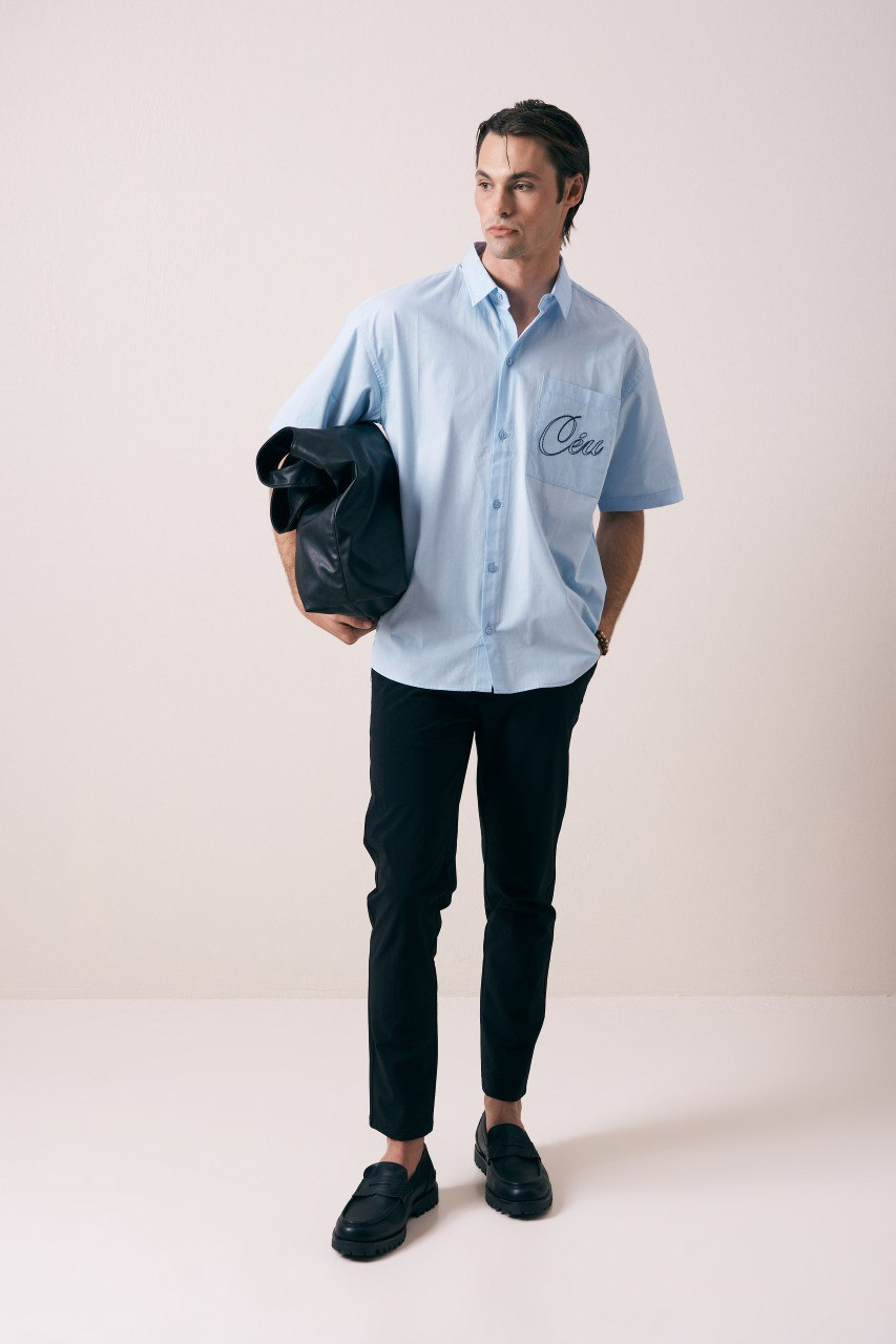 Wholesale Mens Blue Shirt