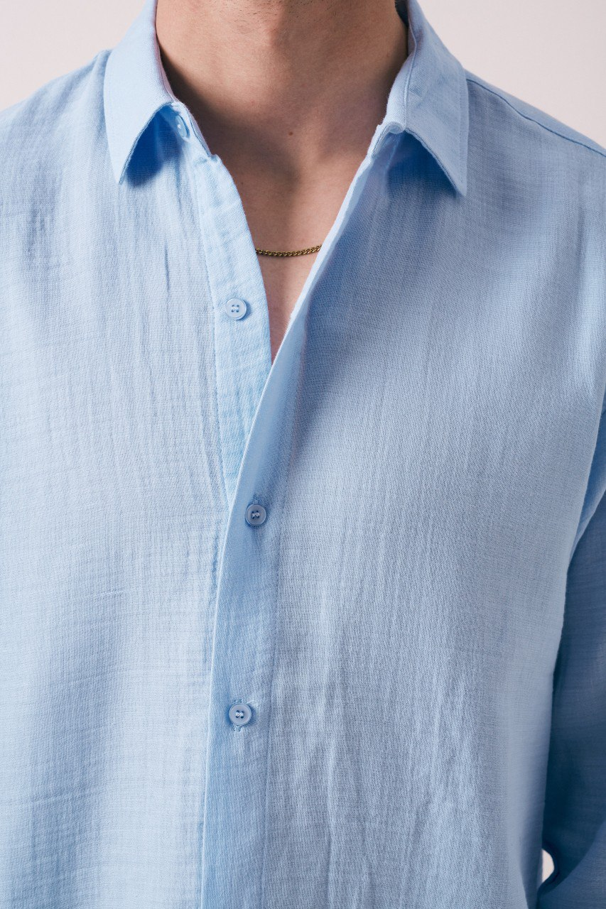 Wholesale Mens Blue Shirt