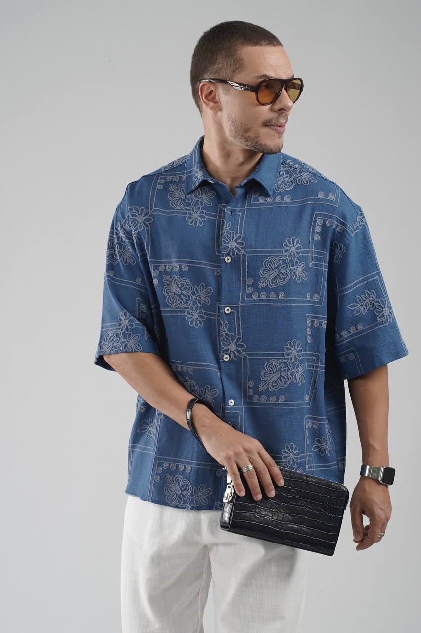 Wholesale Mens Blue Shirt