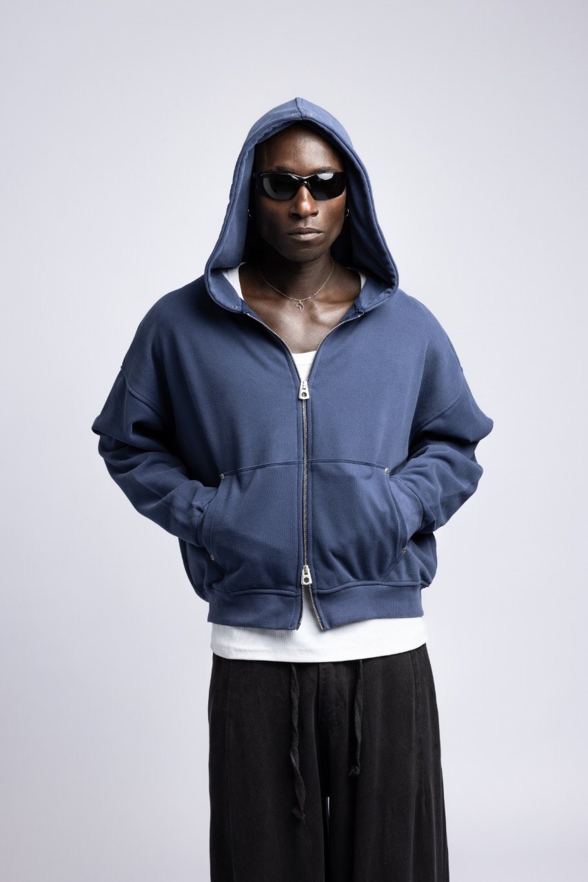 Wholesale Men's Blue Sweatshirt  1503FW27-MRT-4647