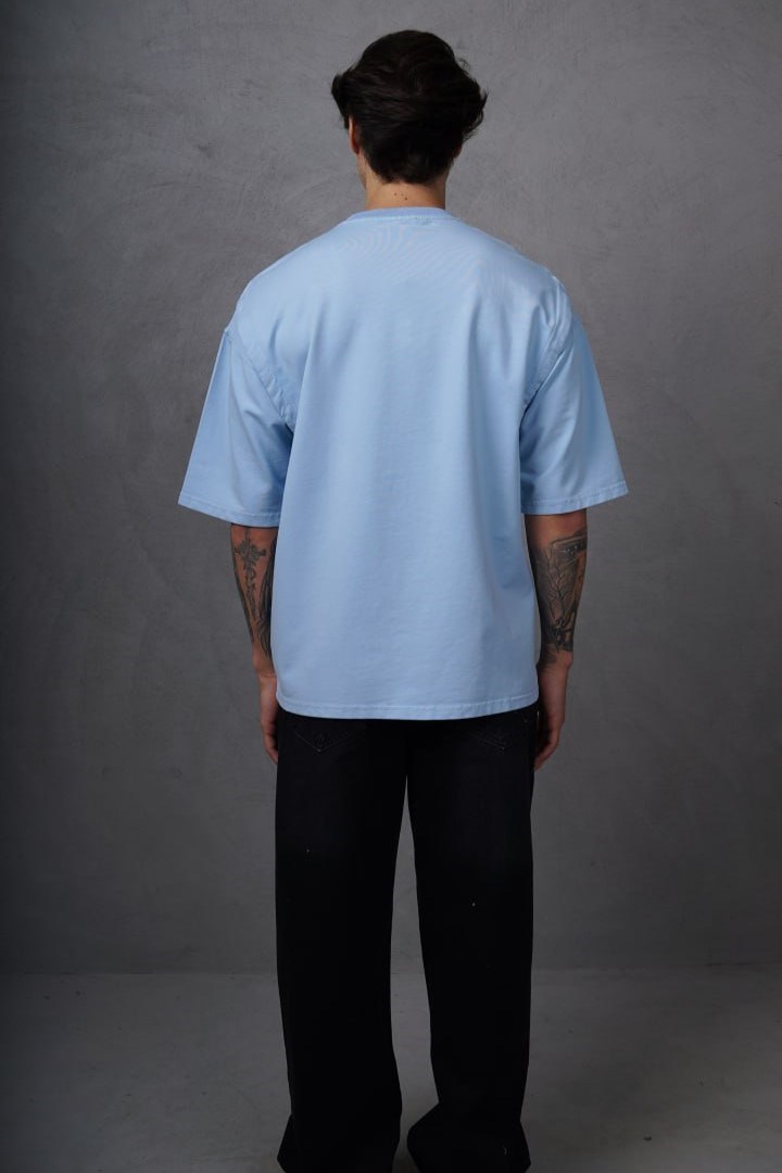 Wholesale Mens Blue T-Shirt