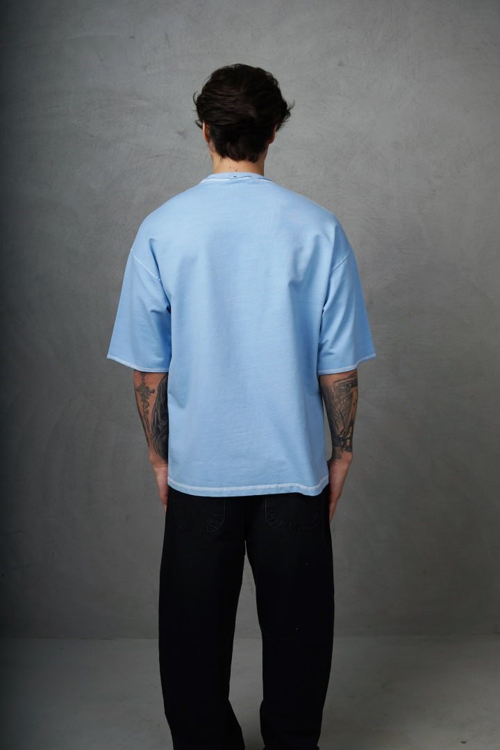 Wholesale Mens Blue T-Shirt
