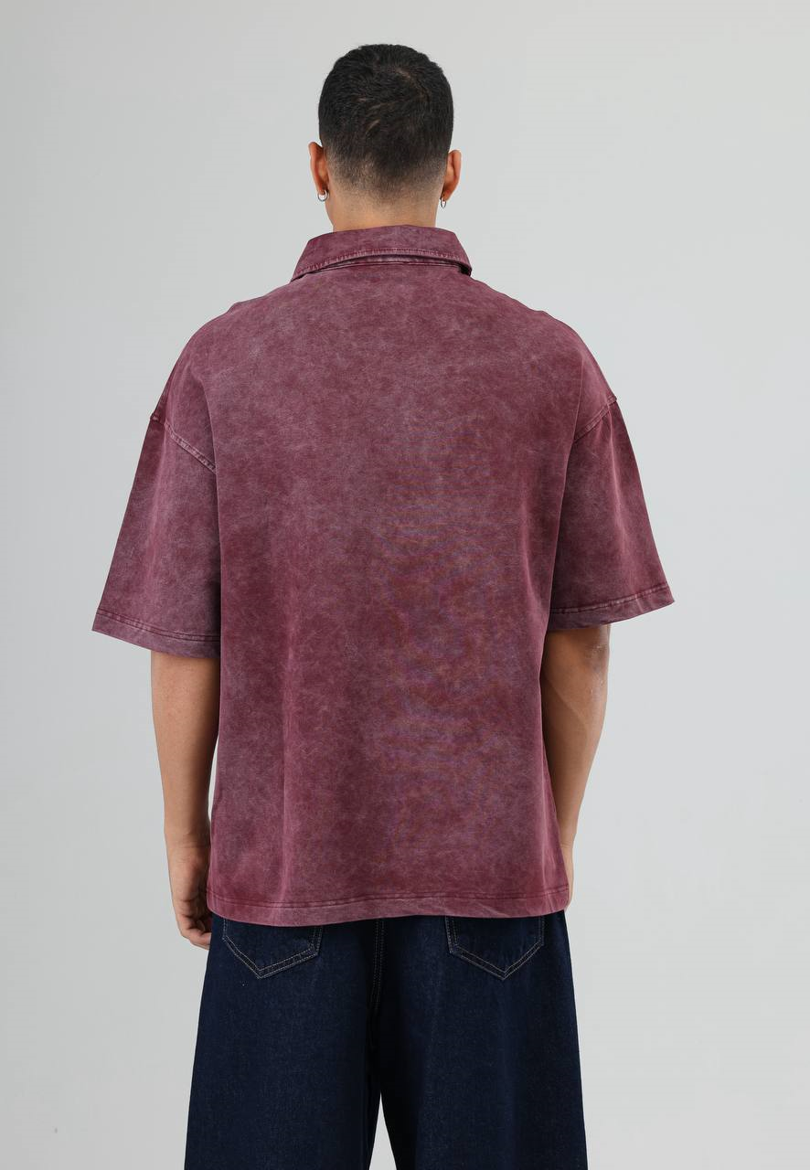 Wholesale Mens Bordeaux Polo T-Shirt