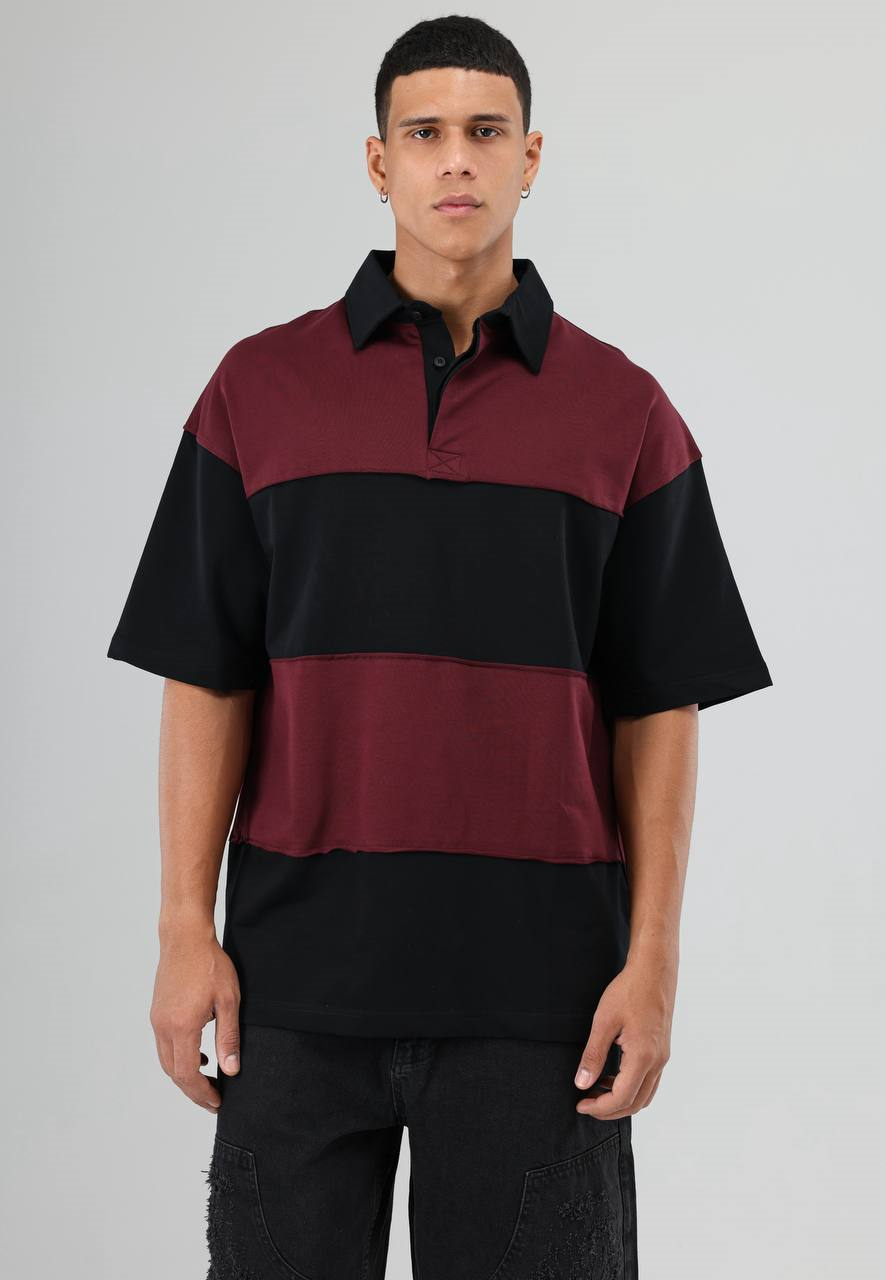 Wholesale Mens Bordeaux Polo T-Shirt