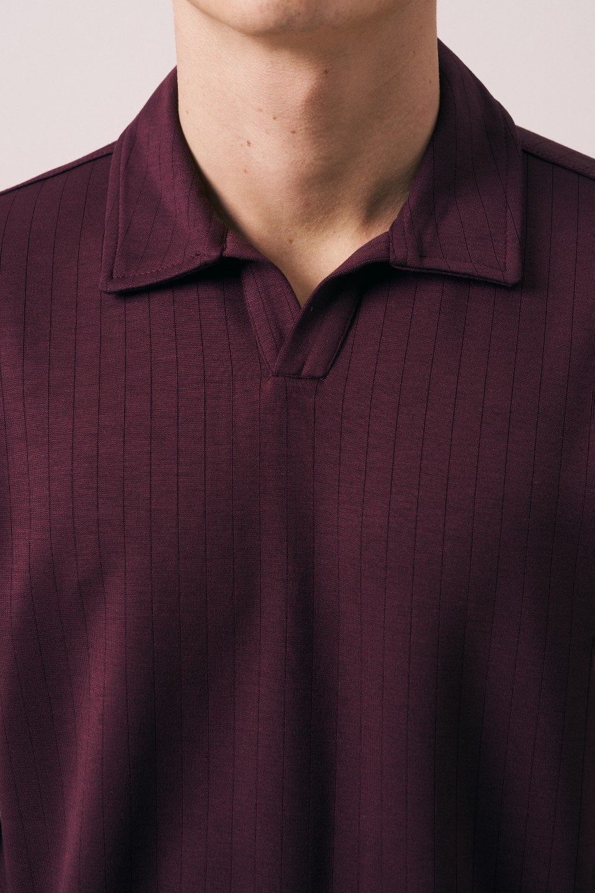 Wholesale Mens Bordeaux Polo T-Shirt