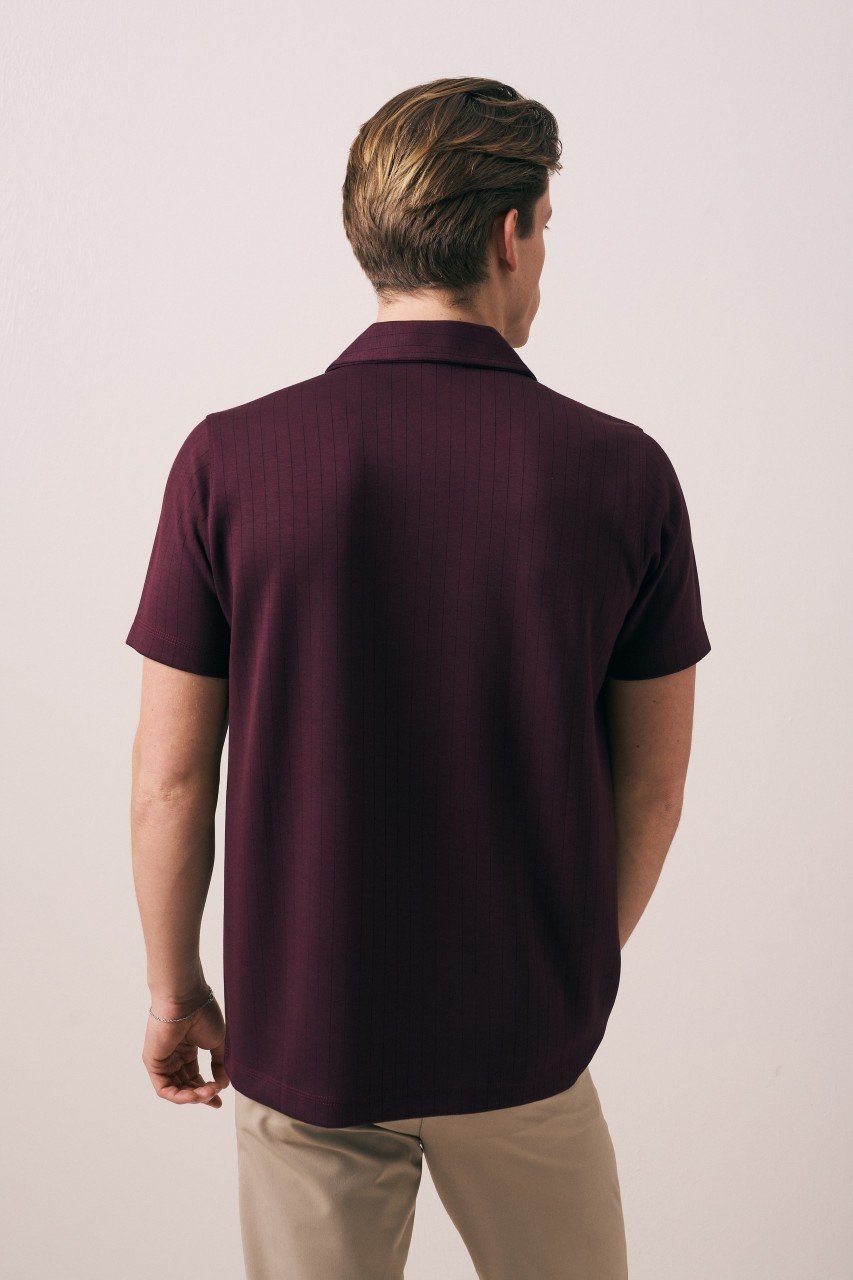 Wholesale Mens Bordeaux Polo T-Shirt