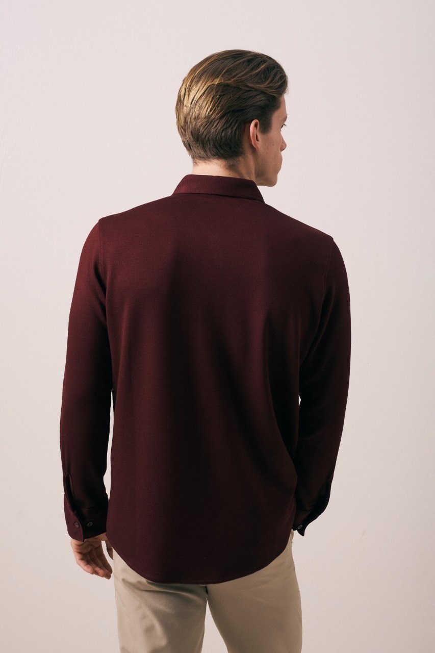 Wholesale Mens Bordeaux Shirt