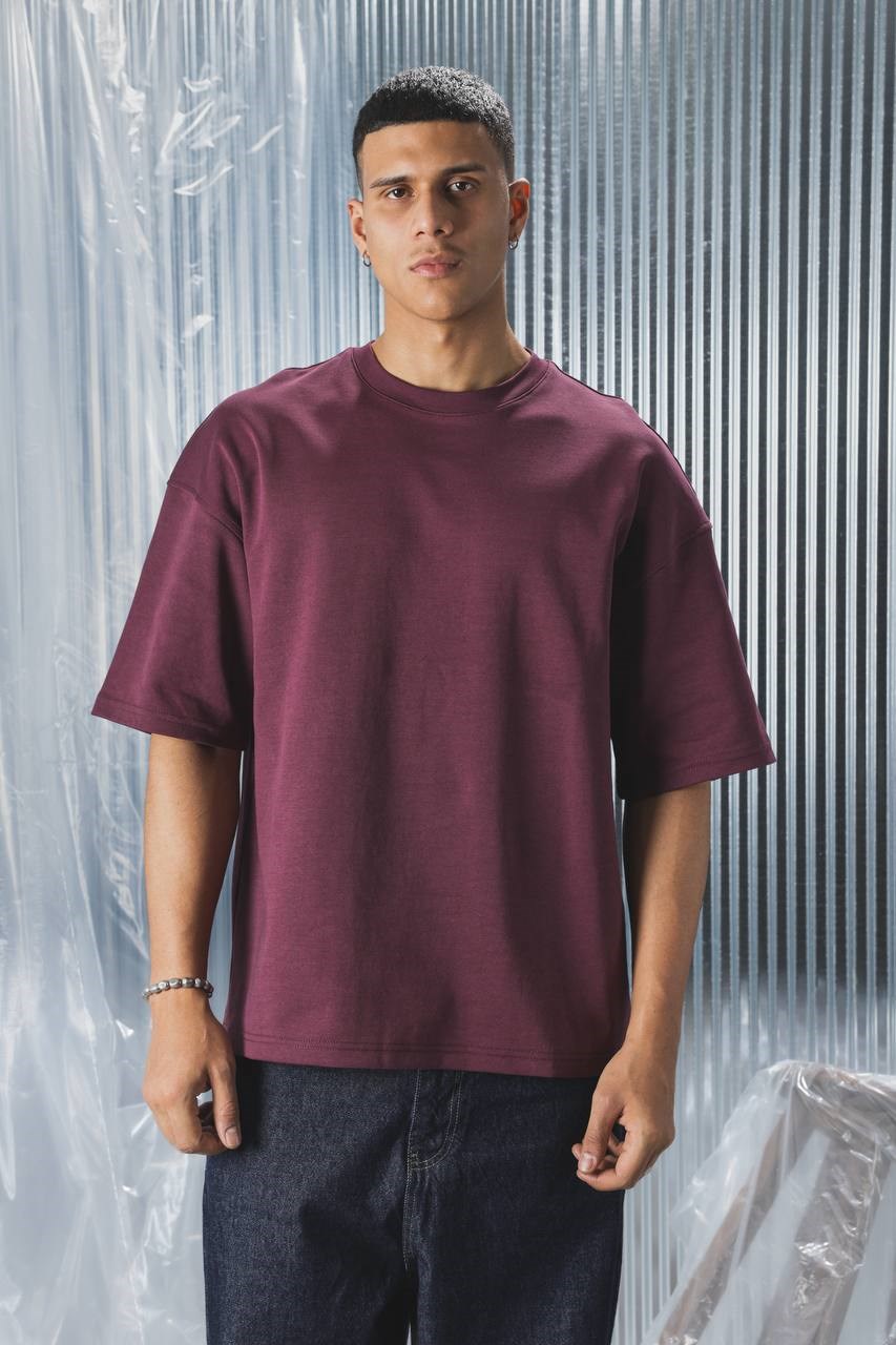 Wholesale Mens Bordeaux T-Shirt 
