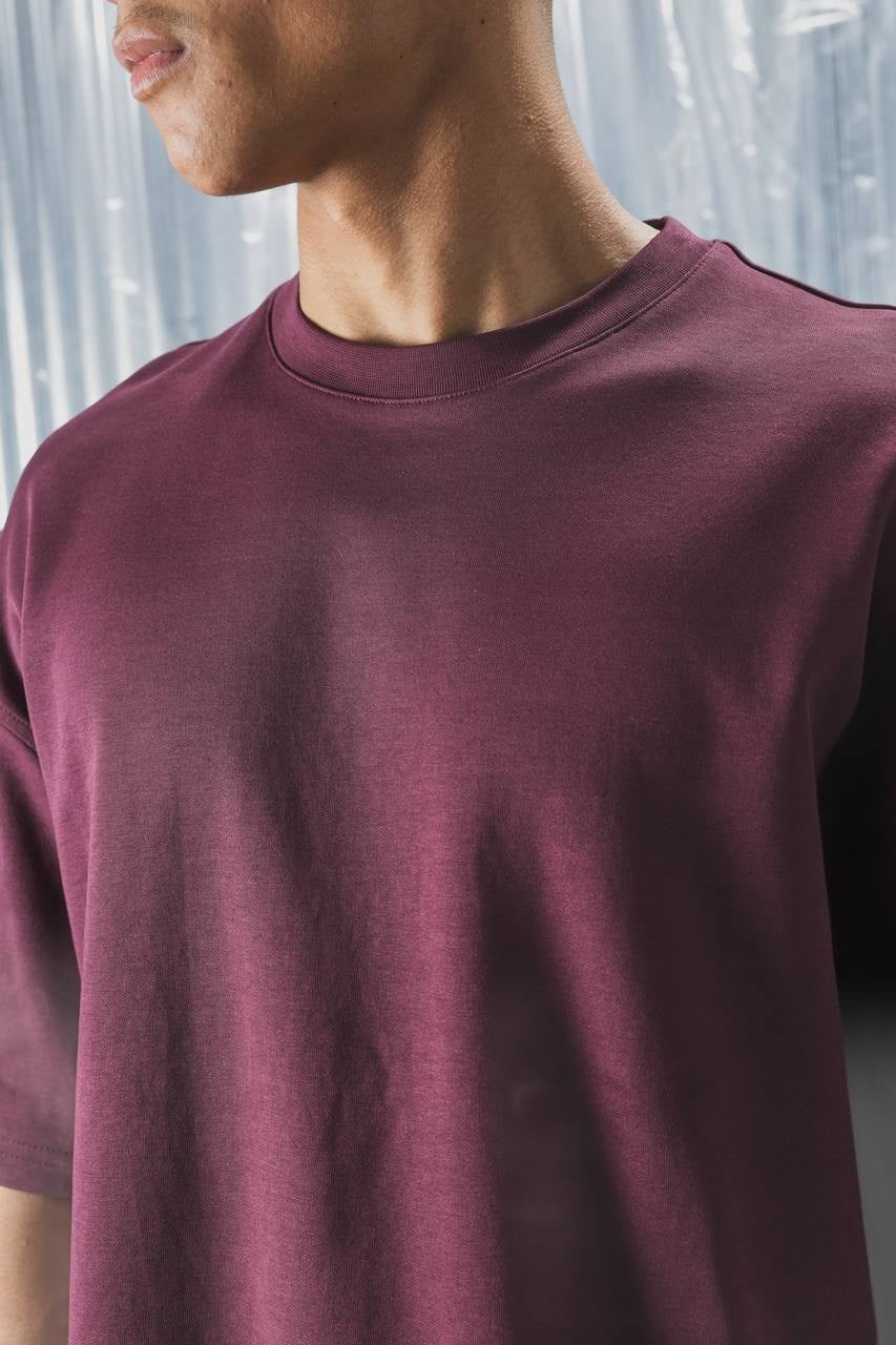 Wholesale Mens Bordeaux T-Shirt 