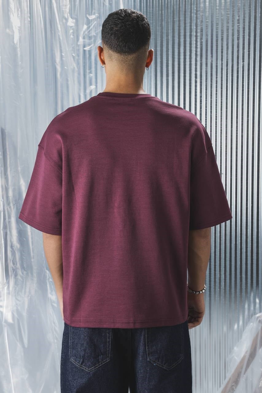 Wholesale Mens Bordeaux T-Shirt 