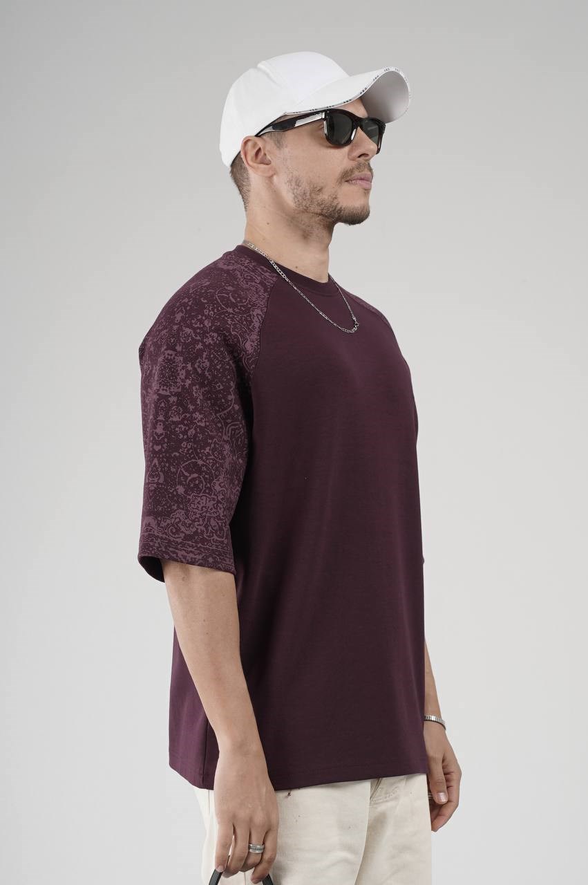 Wholesale Mens Bordeaux T-Shirt