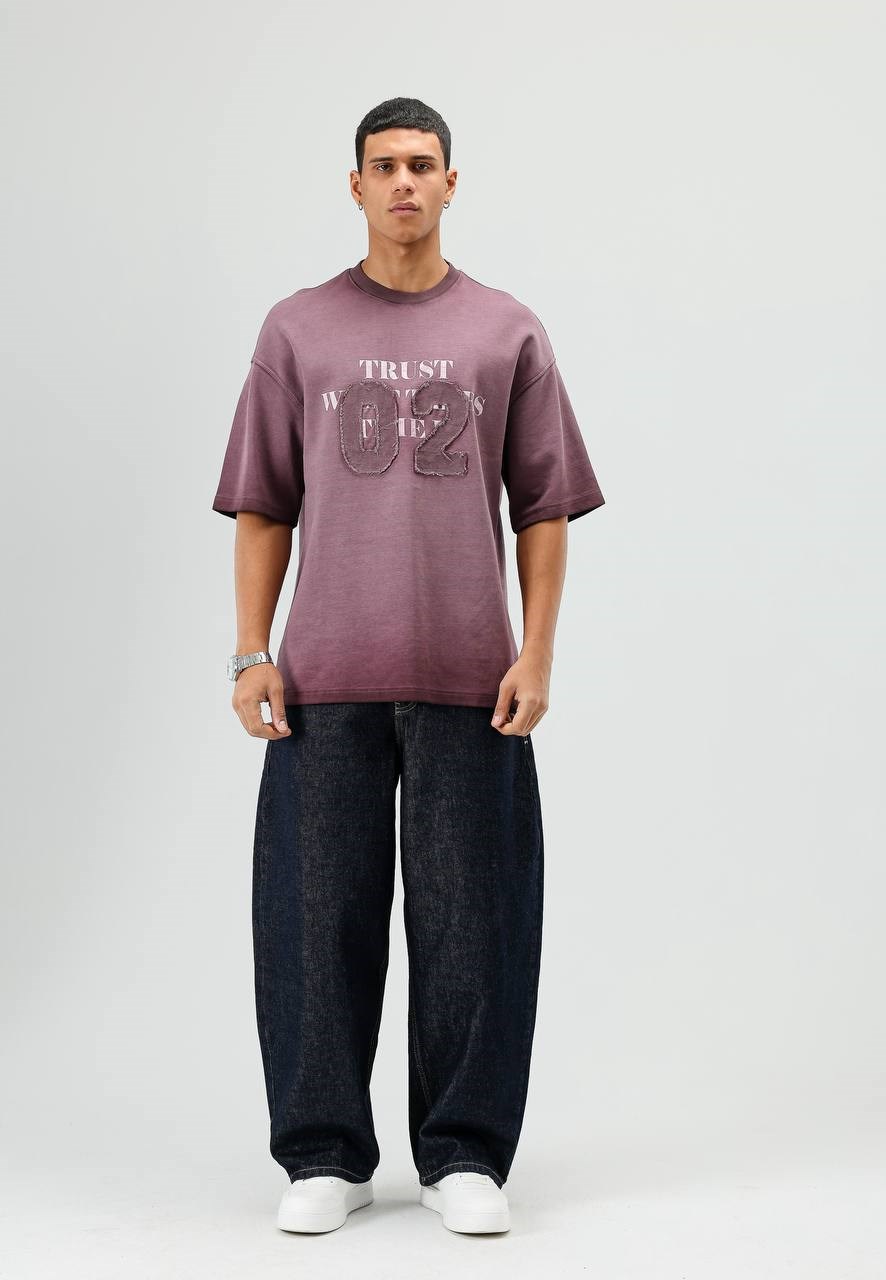 Wholesale Mens Bordeaux T-Shirt