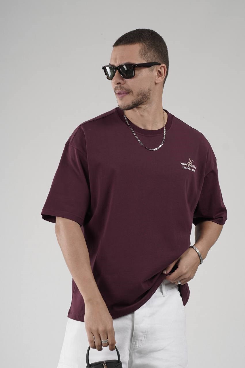 Wholesale Mens Bordeaux T-Shirt