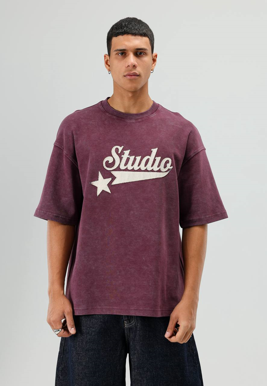 Wholesale Mens Bordeaux T-Shirt