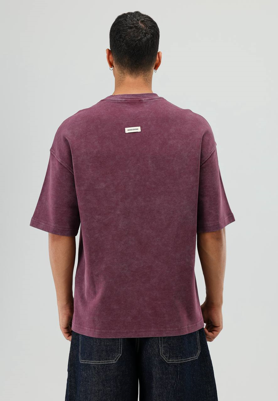 Wholesale Mens Bordeaux T-Shirt