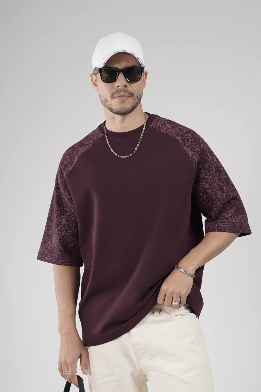 Wholesale Mens Bordeaux T-Shirt