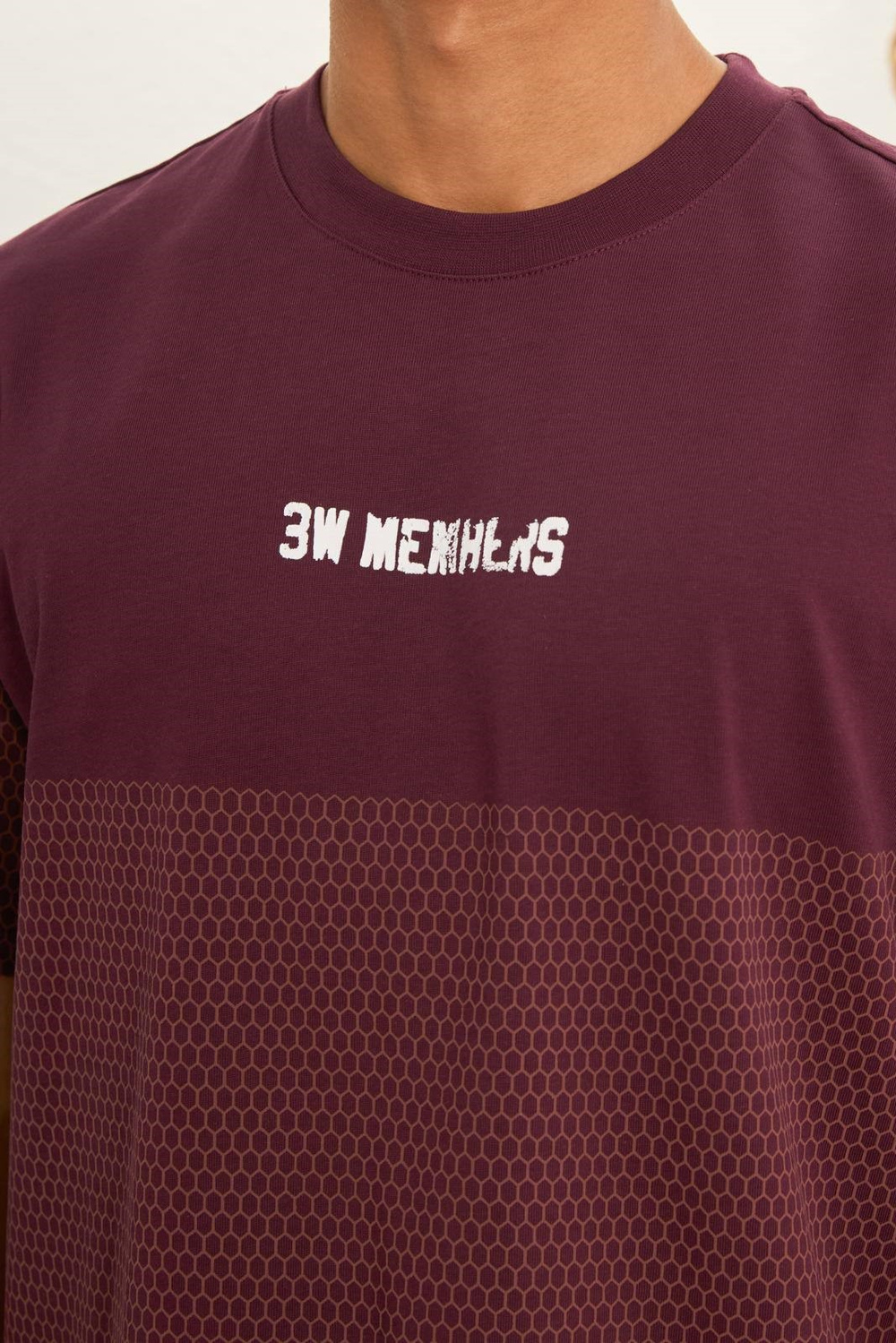 Wholesale Mens Bordeaux T-Shirt
