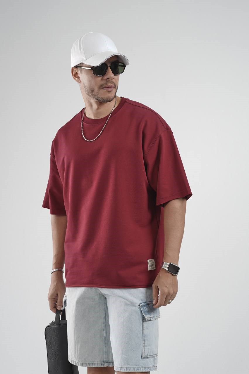 Wholesale Mens Bordeaux T-Shirt