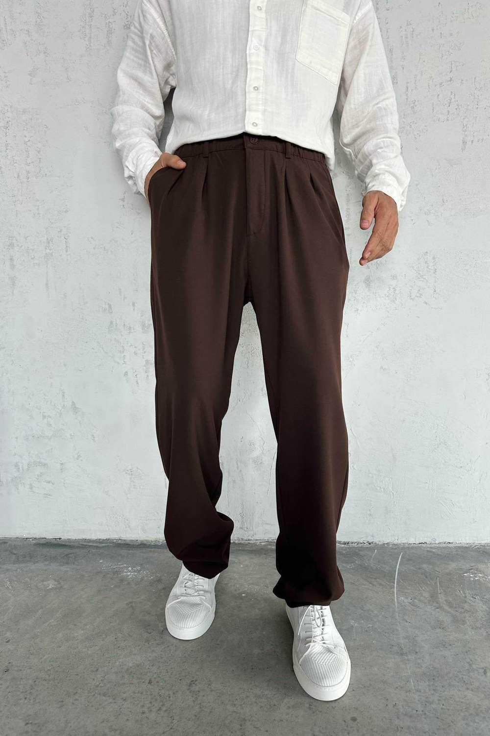 Wholesale Mens Brown Baggy Pants