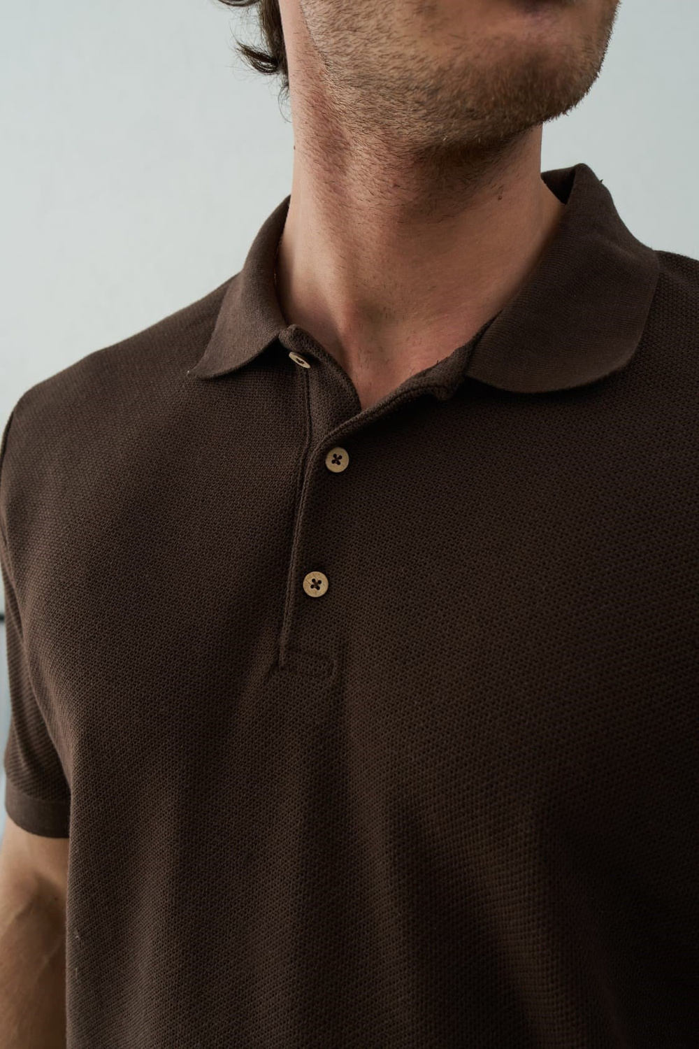 Wholesale Mens Brown Polo T-Shirt