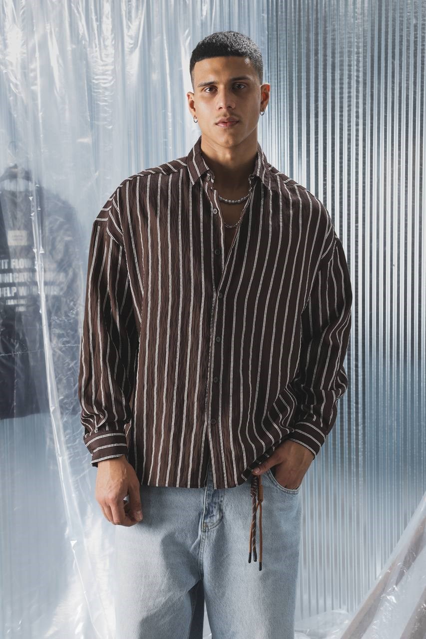 Wholesale Mens Brown Shirt