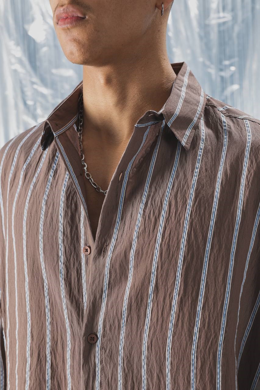 Wholesale Mens Brown Shirt