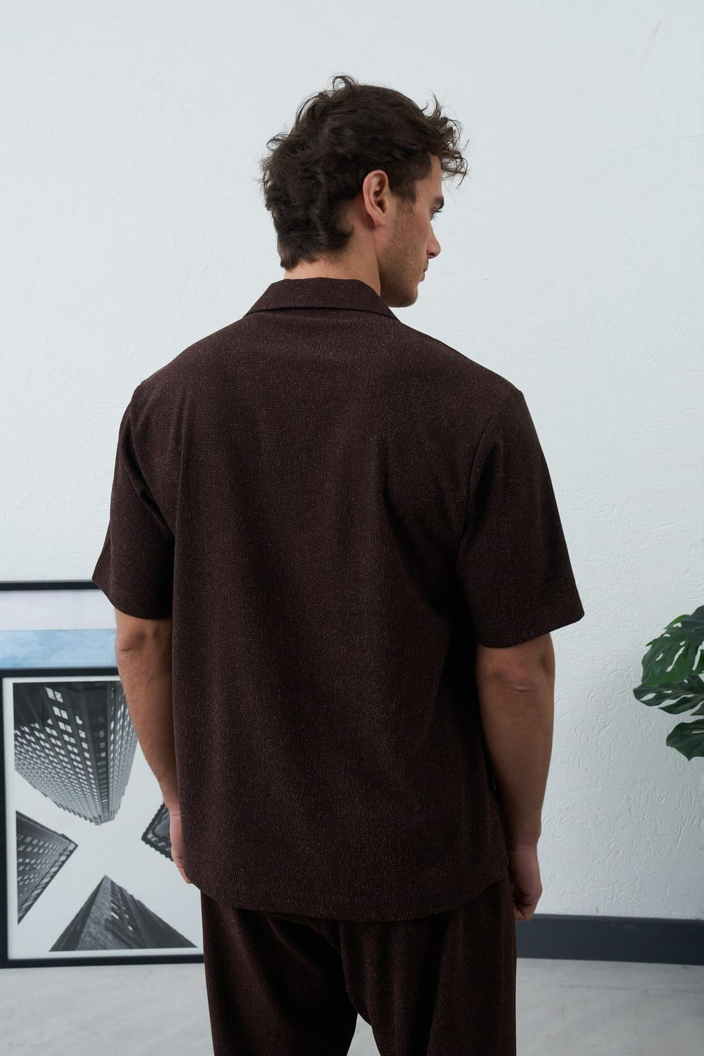 Wholesale Mens Brown Shirt